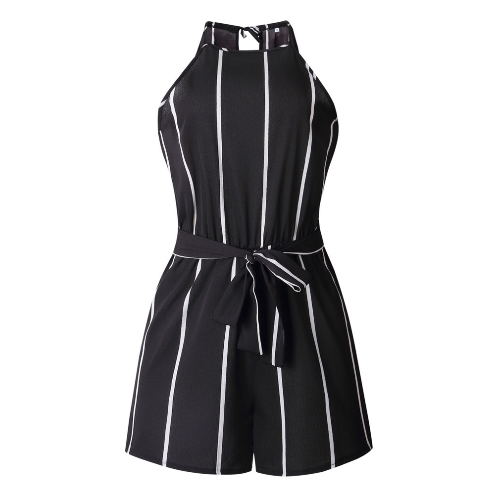 Black jumpsuit romper - Picture 3 of 6